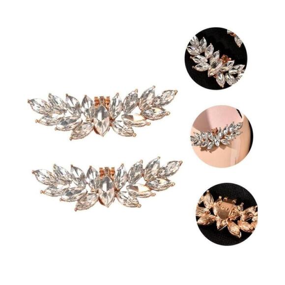 Detachable Shoe Accessory Clips In Gold - Picture 7 of 10